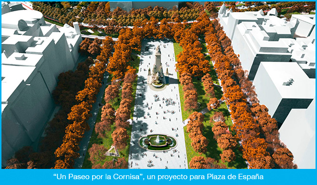 Un Paseo por la Cornisa. Plaza de España