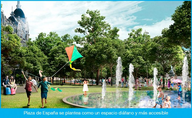 Un Paseo por la Cornisa. Plaza de España