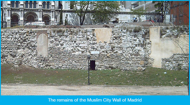 Muslim City Wall in Madrid