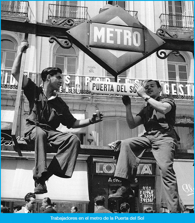 Madrid, un día de 1955