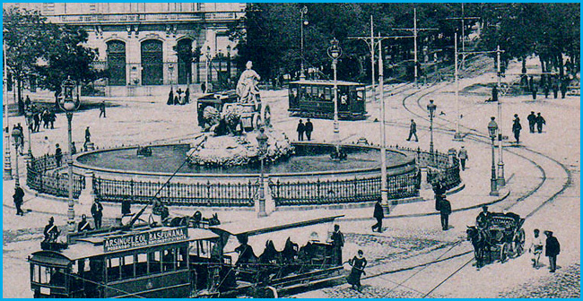 El pasado de la Cibeles