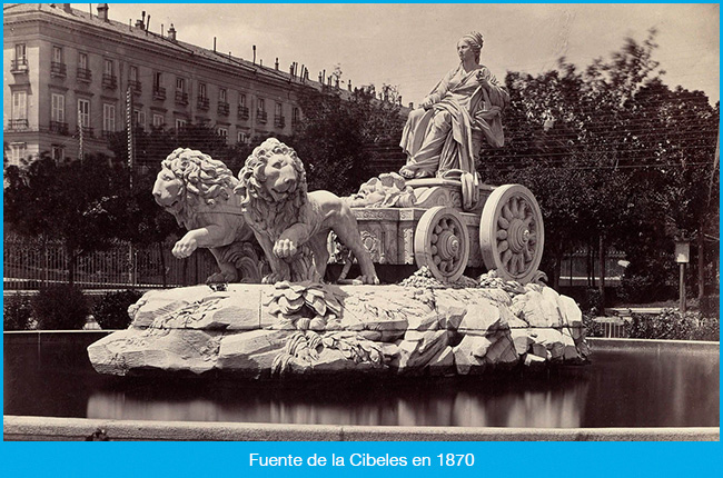 El pasado de la Plaza de Cibeles