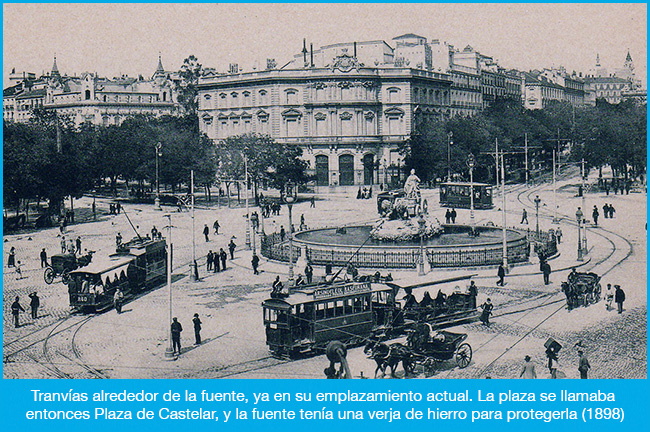 El pasado de la Plaza de Cibeles