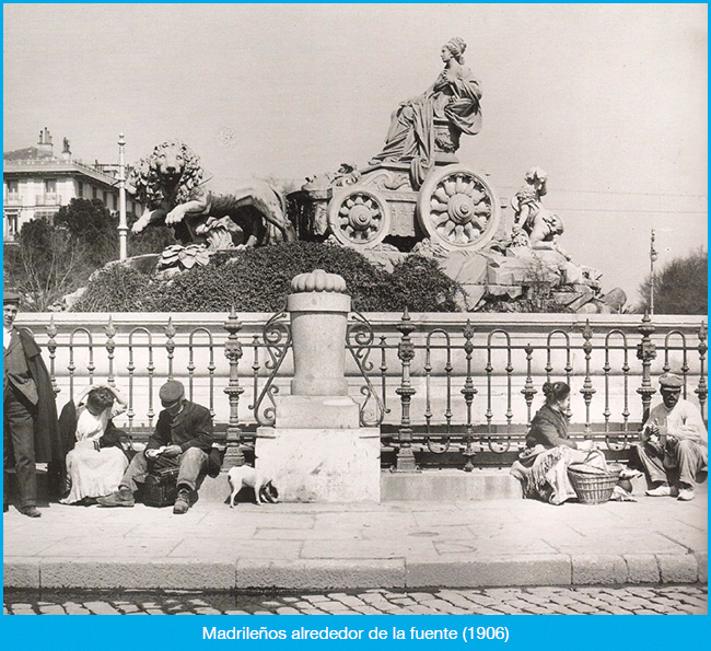 El pasado de la Plaza de Cibeles