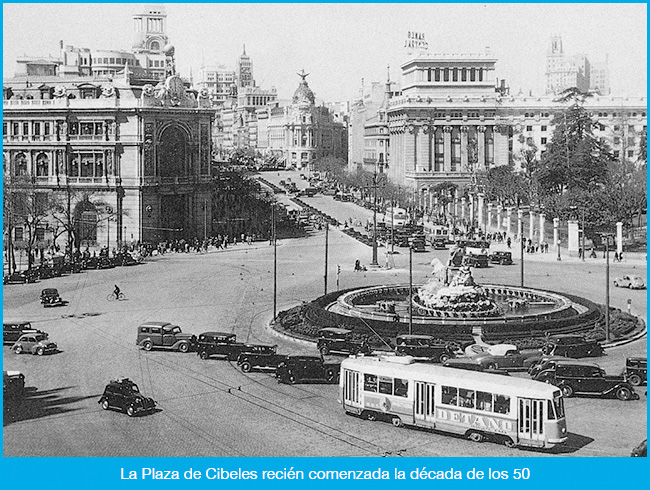 El pasado de la Plaza de Cibeles