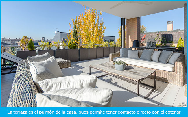 La importancia de una terraza