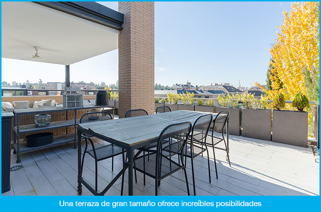 La importancia de una terraza