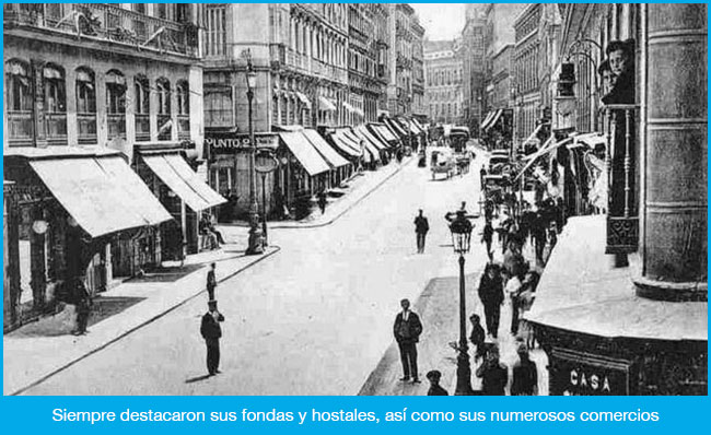 La calle Arenal de Madrid hace décadas
