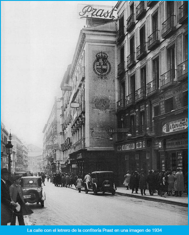 La calle Arenal de Madrid hace décadas