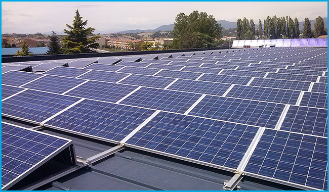 solar panels in Madrid