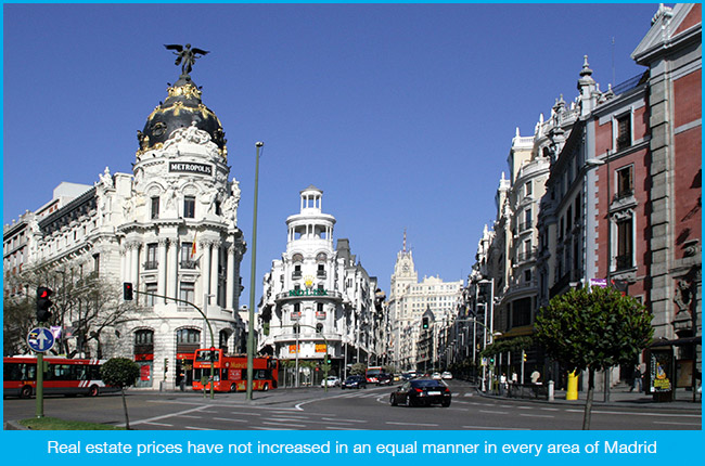 The price of housing in madrid is rich in contrasts