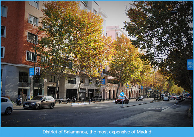 The most sought-after areas in Madrid
