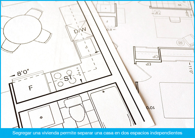 Segregar una vivienda en dos