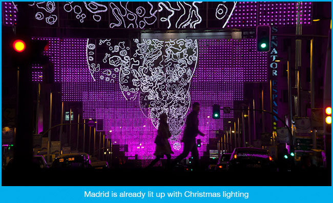 Madrid shines at Christmas