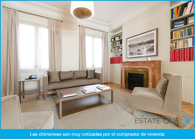 Una chimenea, una joya
