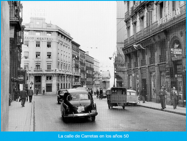 Calle de Carretas, corazón de Madrid
