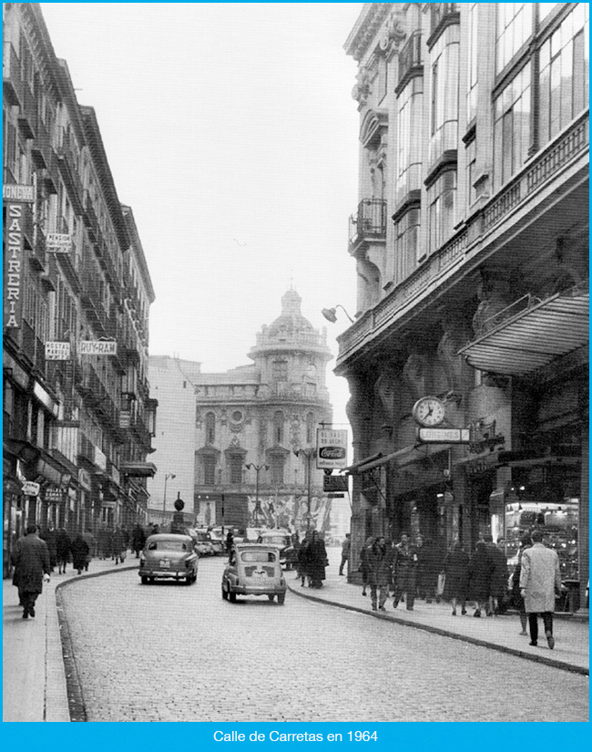 Calle de Carretas, corazón de Madrid
