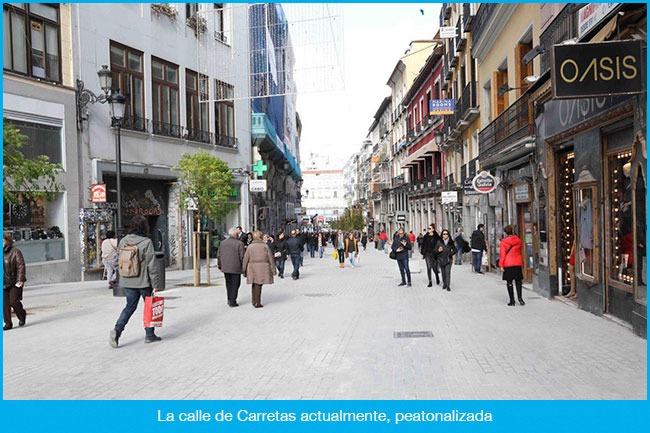 Calle de Carretas, corazón de Madrid
