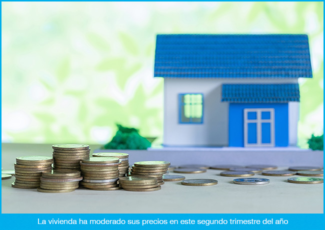 La vivienda modera sus precios 