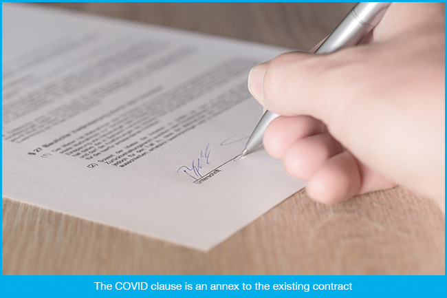 The COVID clause comes to renting