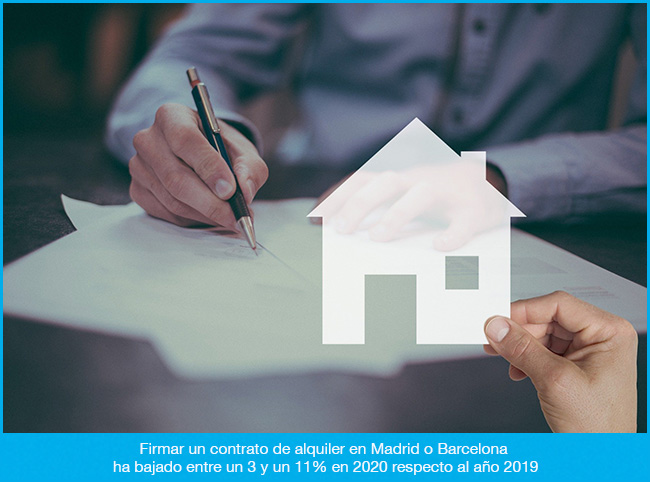 El alquiler de vivienda se abarata