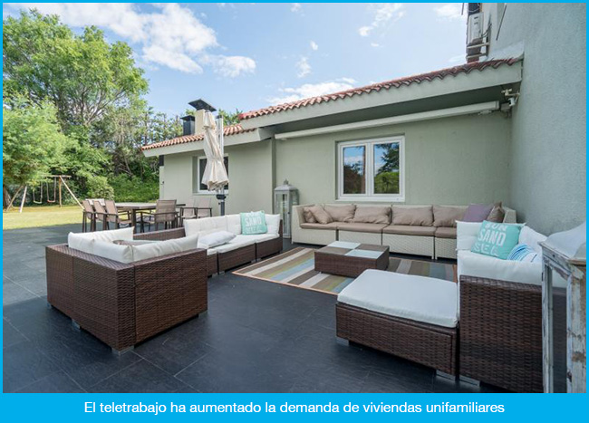 Las viviendas unifamiliares, en auge