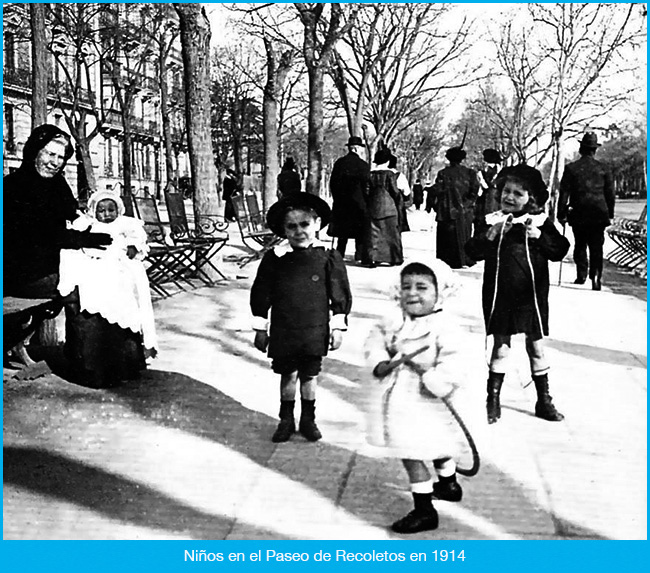 El Paseo de Recoletos en blanco y negro