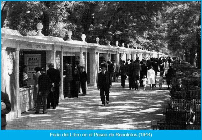 El Paseo de Recoletos en blanco y negro