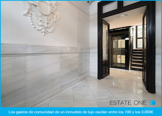 La comunidad de un inmueble de lujo