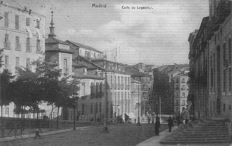 Calle de Leganitos, paseando por su pasado